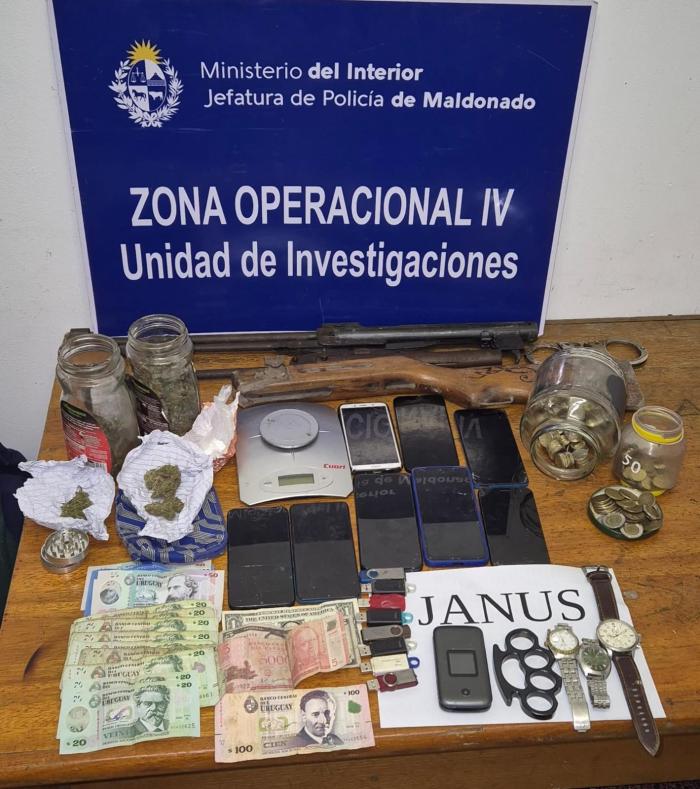 objetos incautados