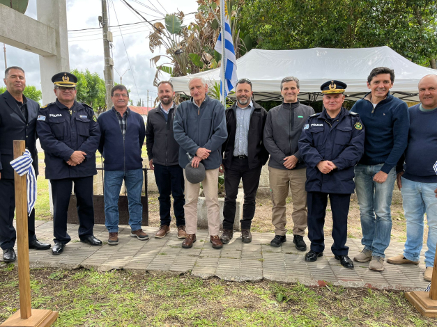 Inauguración de cámaras en Conchillas Inauguración de cámaras en Conchillas