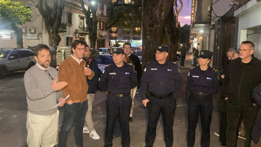 reunión entre autoridades del Ministerio del Interior, Intendencia y Jefatura de Montevideo
