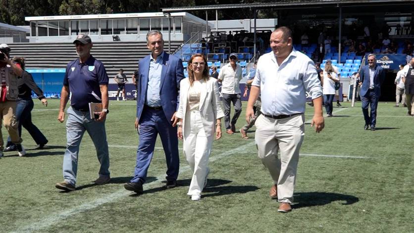 Presidente de la República y autoridades del Ministerio del Interior