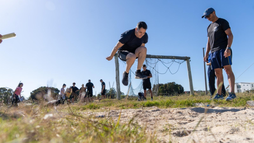 Aspirantes a alumnos en pruebas físicas