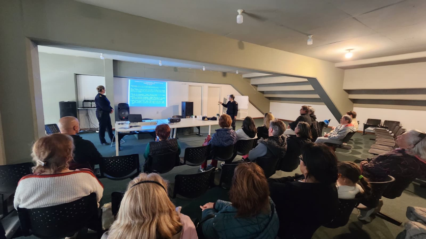 Exposicion durante la charla