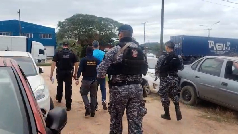 imagen de la extradición de ciudadano uruguayo requerido por Brasil