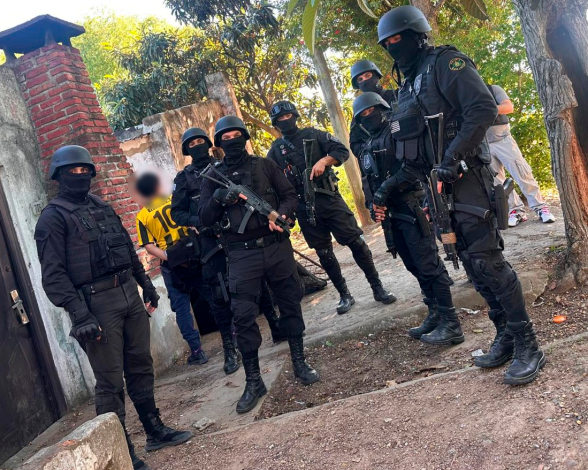 Imagen de persona detenida