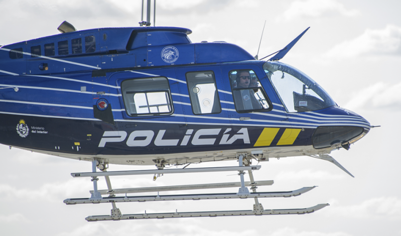 Helicóptero de la Policía Nacional