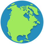 Mapa de América del Norte