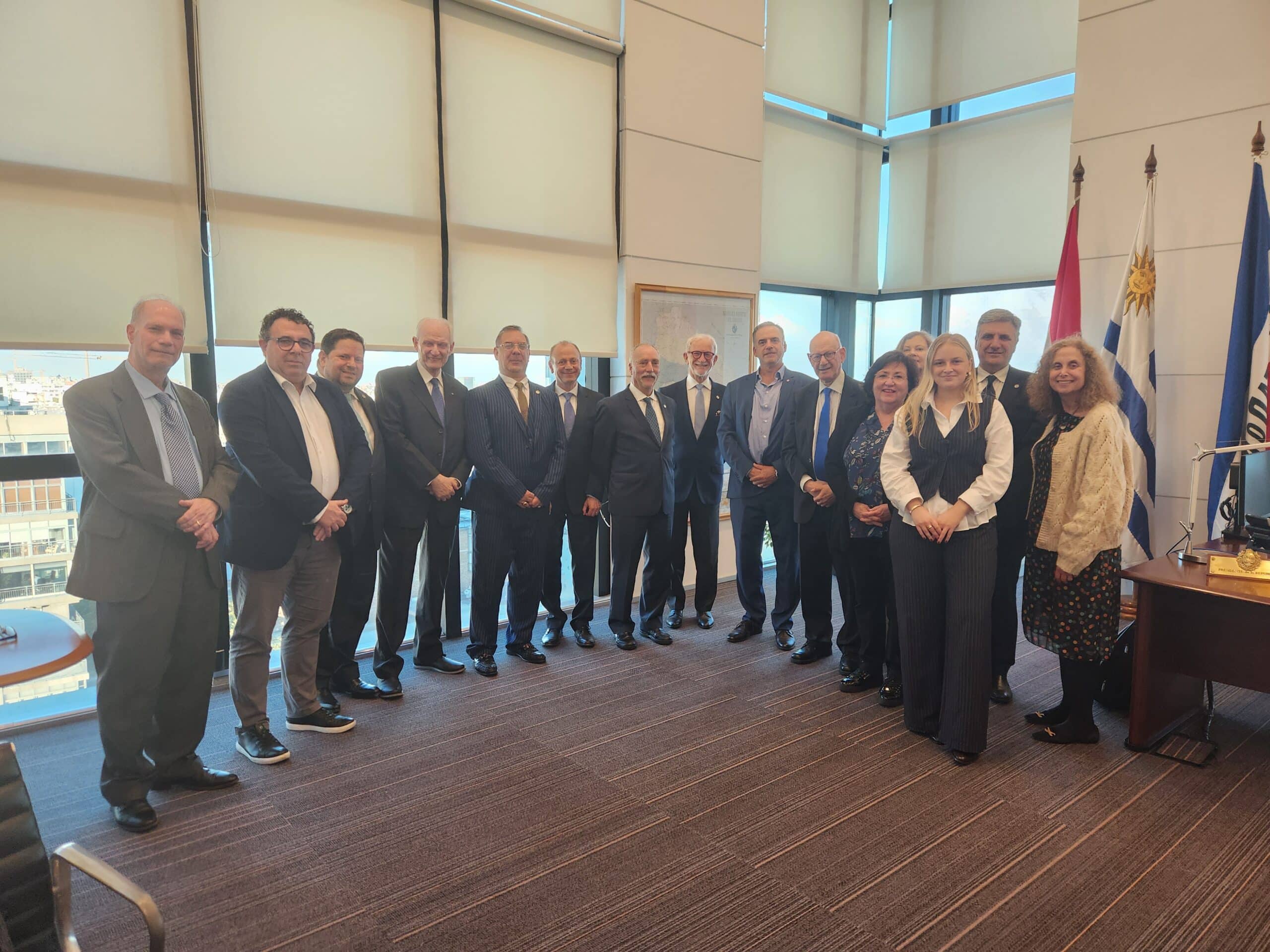 President Yamandú Orsi meets with Global Leaders of B’nai B’rith International