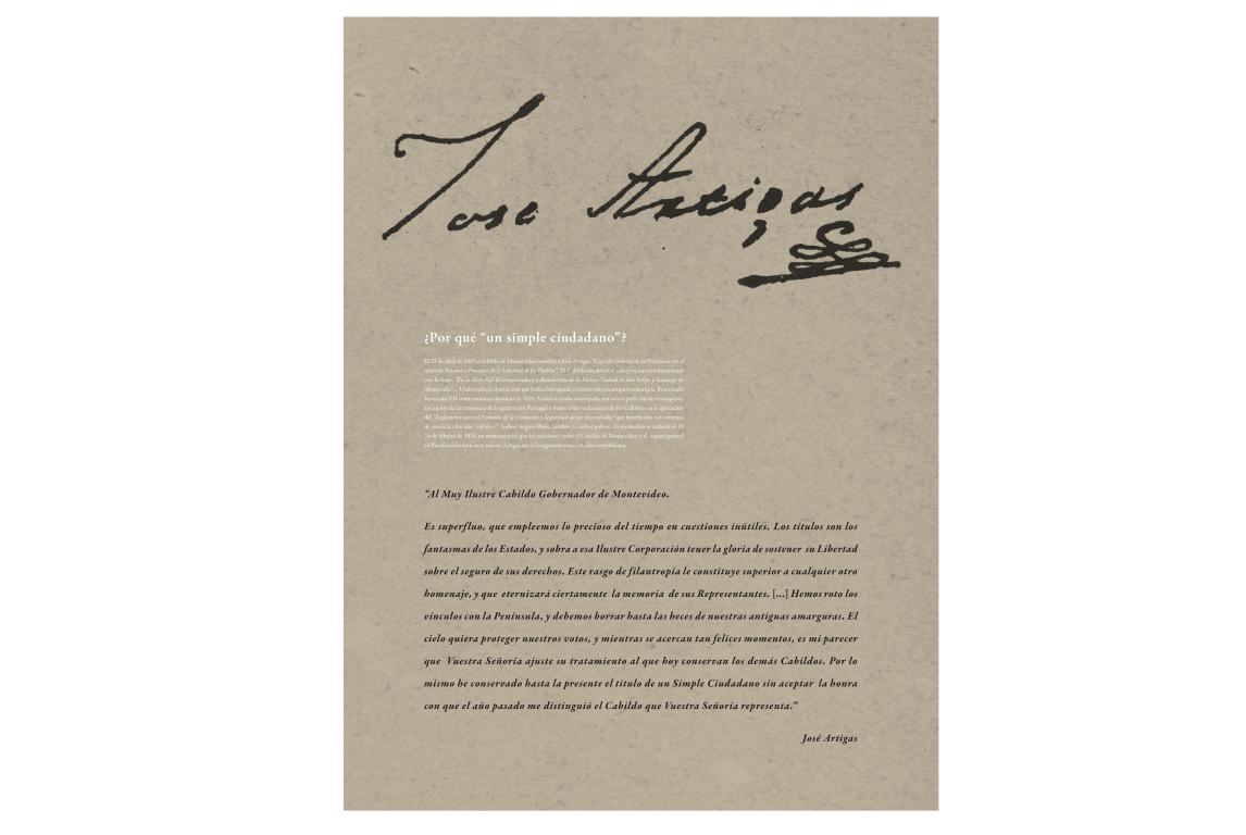Muestra itinerante "Un simple ciudadano: José Artigas"