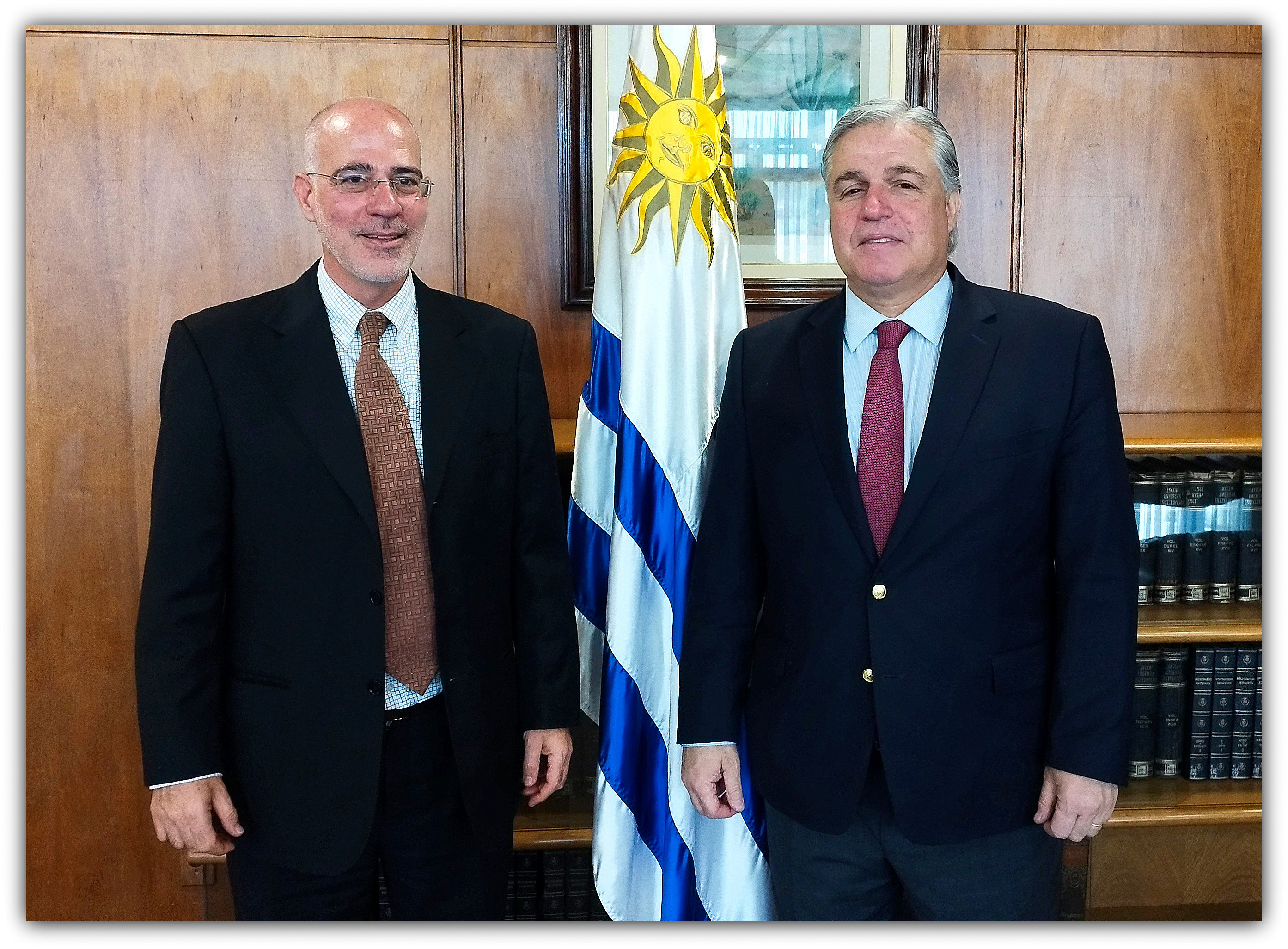 01 - Canciller Bustillo recibe a Emb. de Israel, Yoed Magen.