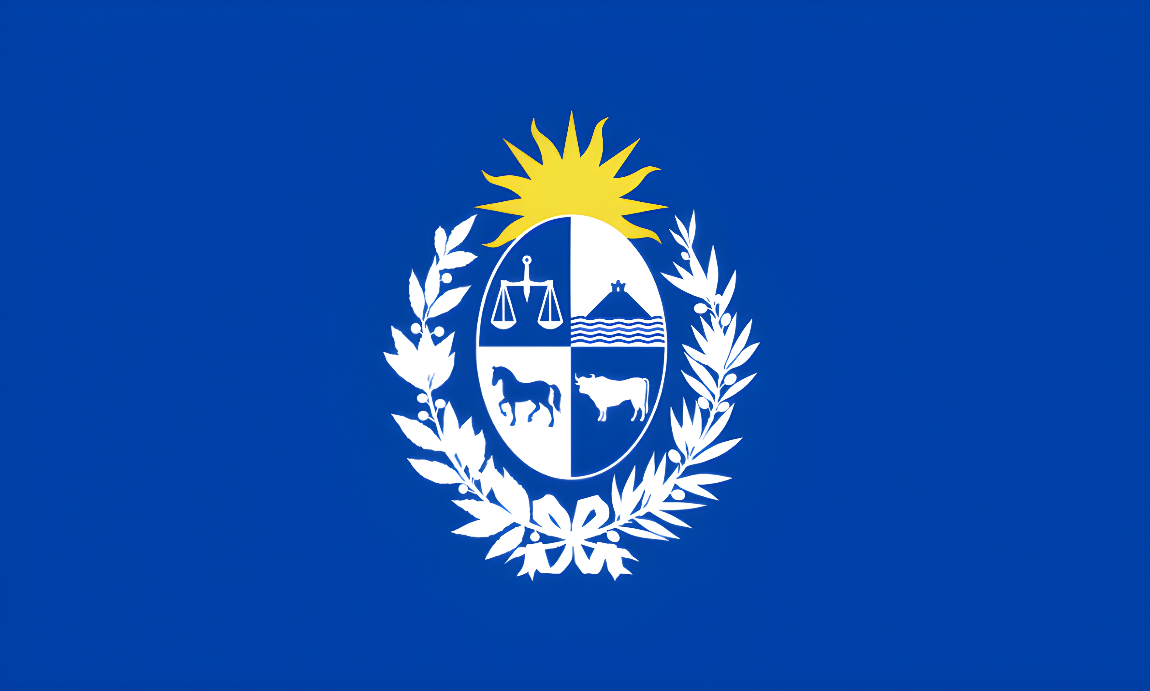 Logo Escudo fondo azul