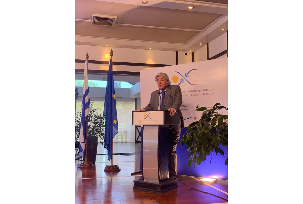 Canciller de la República expone en el III Foro de Inversión Europea en Uruguay