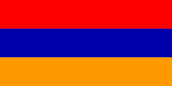 Bandera de la República de Armenia