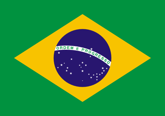 Bandera de la República Federativa del Brasil