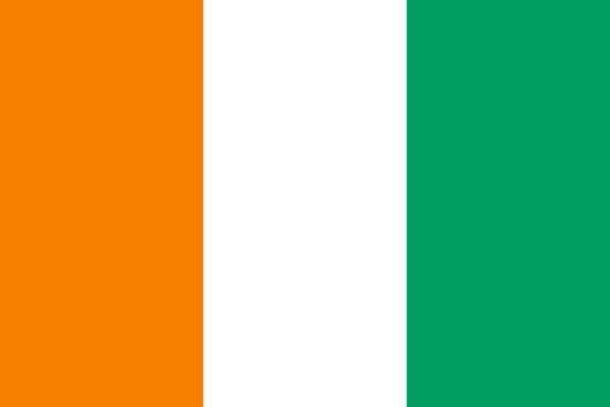 Bandera de la República de Costa de Marfil
