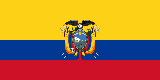Bandera de la República de Ecuador