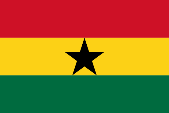 Bandera de la República de Ghana