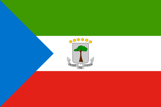 Bandera de la República de Guinea Ecuatorial
