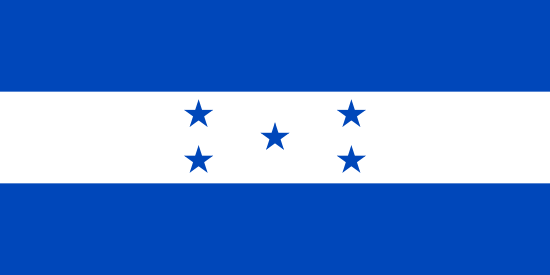 Bandera de la República de Honduras