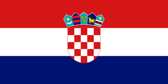 Bandera de la República de Croacia