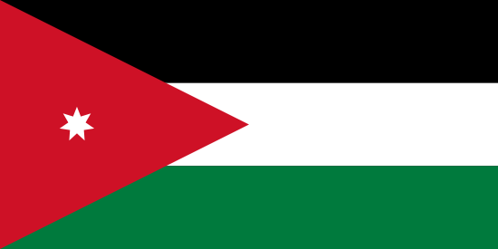 Bandera del Reino Hachemita de Jordania