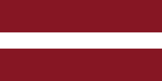 Bandera de la República de Letonia