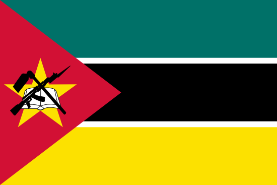 Bandera de la República de Mozambique