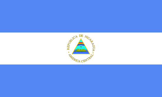 Bandera de la República de Nicaragua