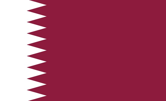 Bandera del Estado de Qatar