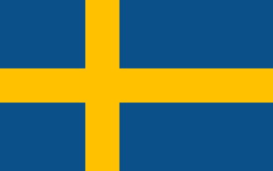 Bandera del Reino de Suecia
