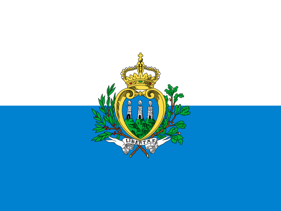 Bandera de la República de San Marino