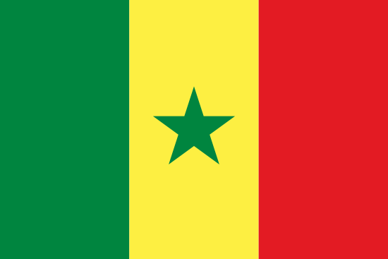 Bandera de la República de Senegal