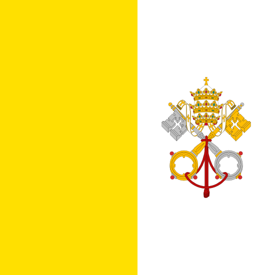 Bandera de la Nunciatura Apostólica de la Santa Sede