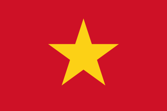 Bandera de la República Socialista de Vietnam