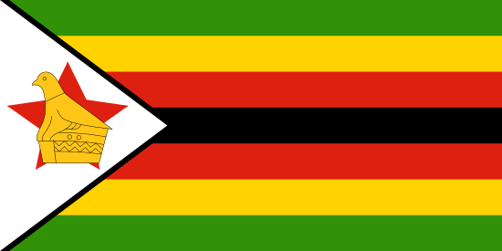 Bandera de la República de Zimbabue
