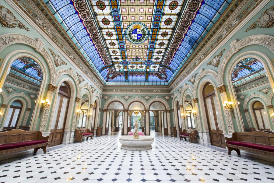 Patio del palacio Santos