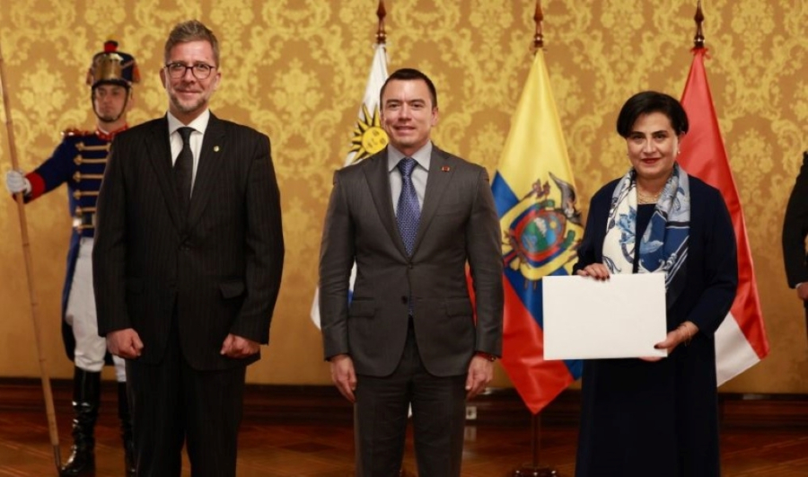 Presentación Cartas Credenciales Embajador Fernando Sandin Tusso