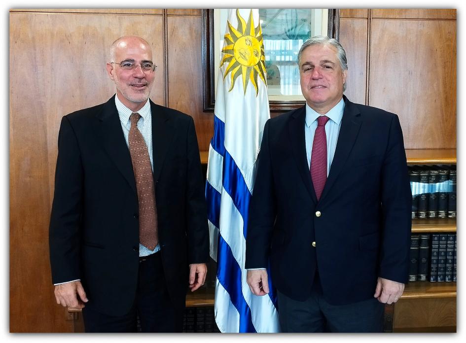 Canciller Bustillo recibe a Emb. de Israel