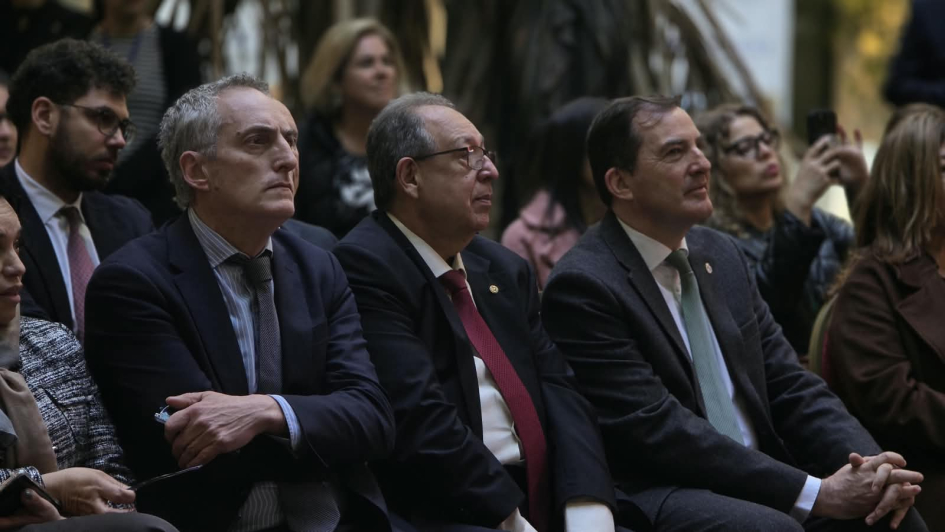 Embajador Didier Olmedo y el Embajador Fernando Lugris