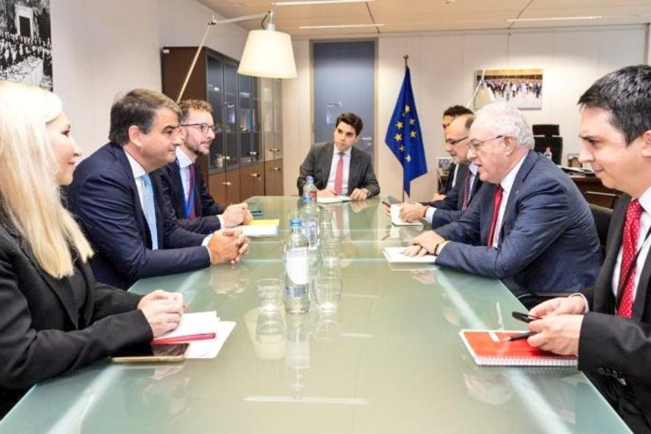 Canciller en Bruselas reunido con el vicepresidente de la Unión Europea Canciller en Bruselas reunido con el vicepresidente de la Unión Europea