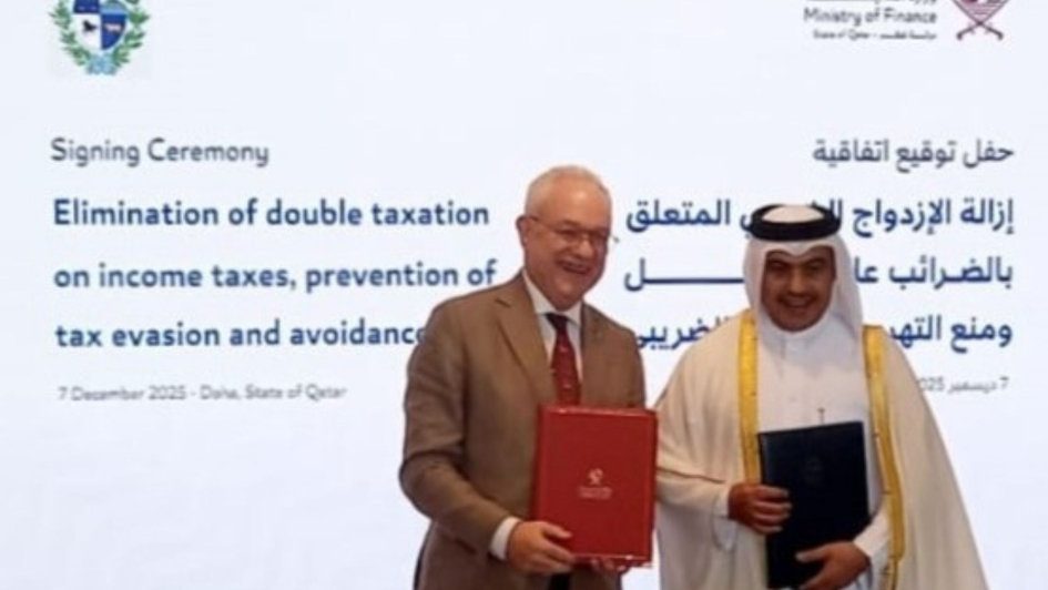 Canciller con el Ministro de Finanzas de Catar, Ali bin Ahmed Al Kuwari Canciller con el Ministro de Finanzas de Catar, Ali bin Ahmed Al Kuwari