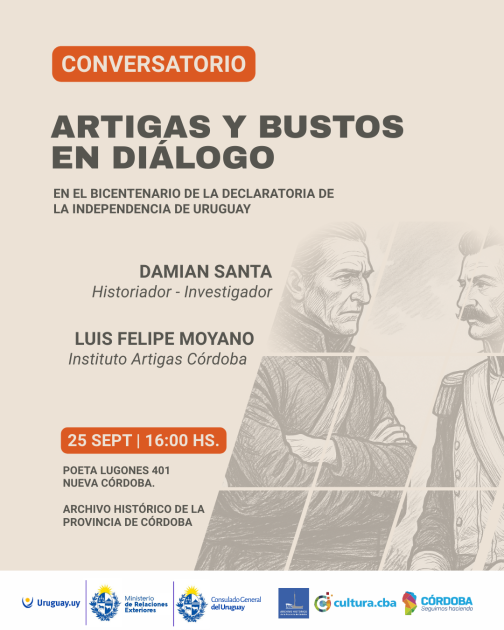 Hoja informativa del Archivo Histórico de la Provincia de Córdoba sobre el evento 