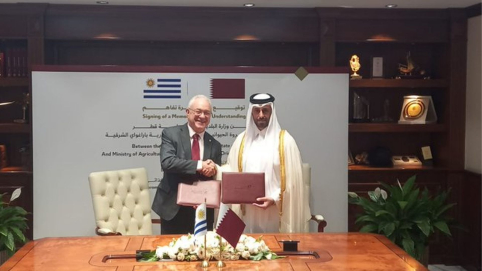 Canciller con el Ministro de Municipalidad de Catar, Abdullah bin Hamad bin Abdullah Al Attiya Canciller con el Ministro de Municipalidad de Catar, Abdullah bin Hamad bin Abdullah Al Attiya