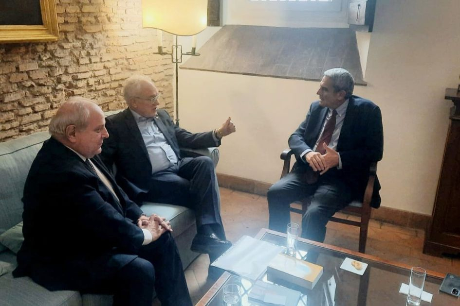 El canciller en Roma reunido con directivos de la Comunidad Cristiana de Sant´Egidio El canciller en Roma reunido con directivos de la Comunidad Cristiana de Sant´Egidio