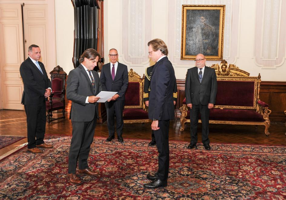 Presentación de Cartas Credenciales - Embajador de Suecia Anders Carlsson (mayo 2023) Cartas Credenciales