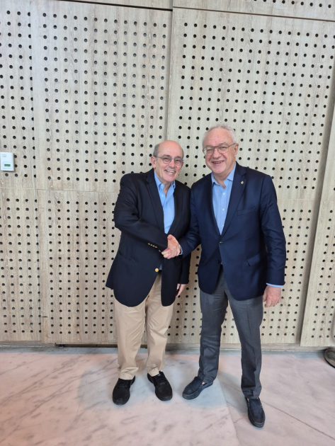 Canciller de Perú, Hugo de Zela y Canciller Mario Lubetkin