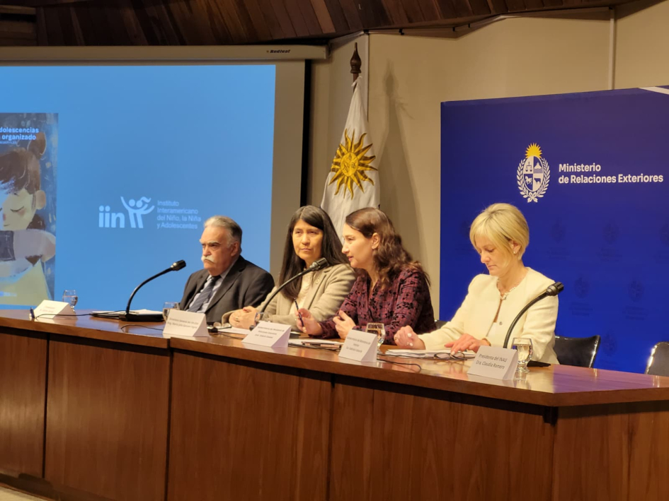 Panel de presentación de la publicación