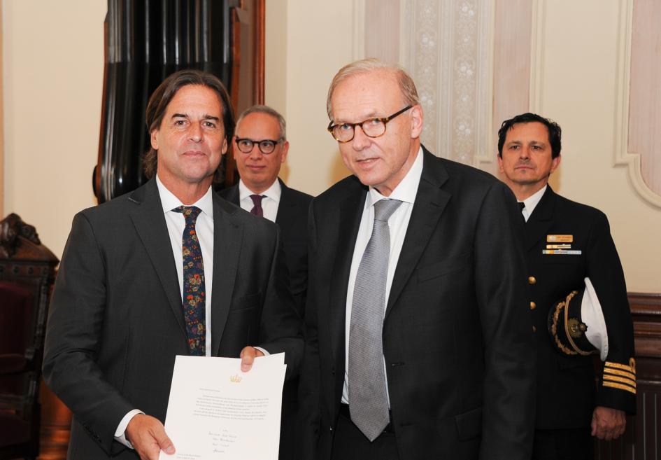 Presentación de Cartas Credenciales - Embajador de Noruega Lars Vaagen (mayo 2023) Cartas Credenciales