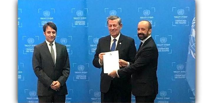 Canciller Rodolfo Nin Novoa deposita el instrumento de ratificación del Acuerdo Regional sobre el Acceso a la Información, Participación Pública y Acceso a la Justicia en Asuntos Ambientales en América Latina y el Caribe - Acuerdo de Escazú