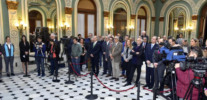 Entrega de “Medalla República Oriental del Uruguay” al Director General de la FAO, José Graziano da Silva