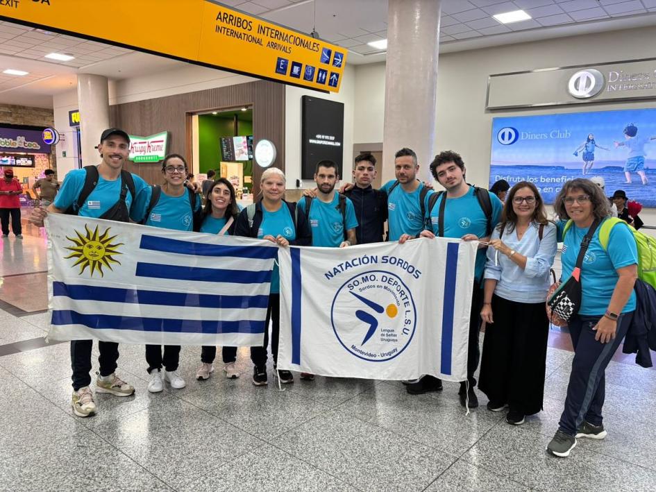 Uruguay participó en Open de Natación y Atletismo Delegación Uruguaya en Guayaquil